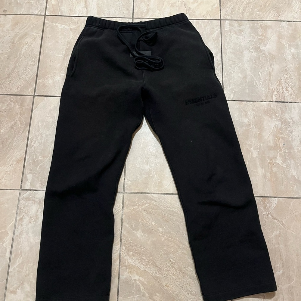 Essentials Black Joggers